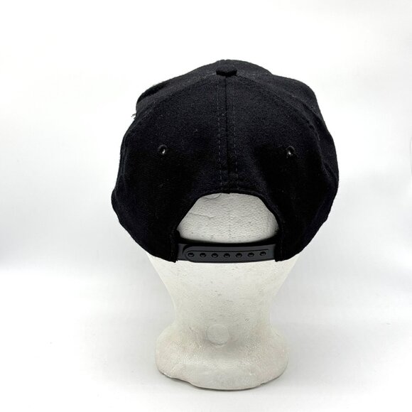 Vintage Fila Snapback Wool Hat Black Embriodered Retro Adjustable - Picture 4 of 8